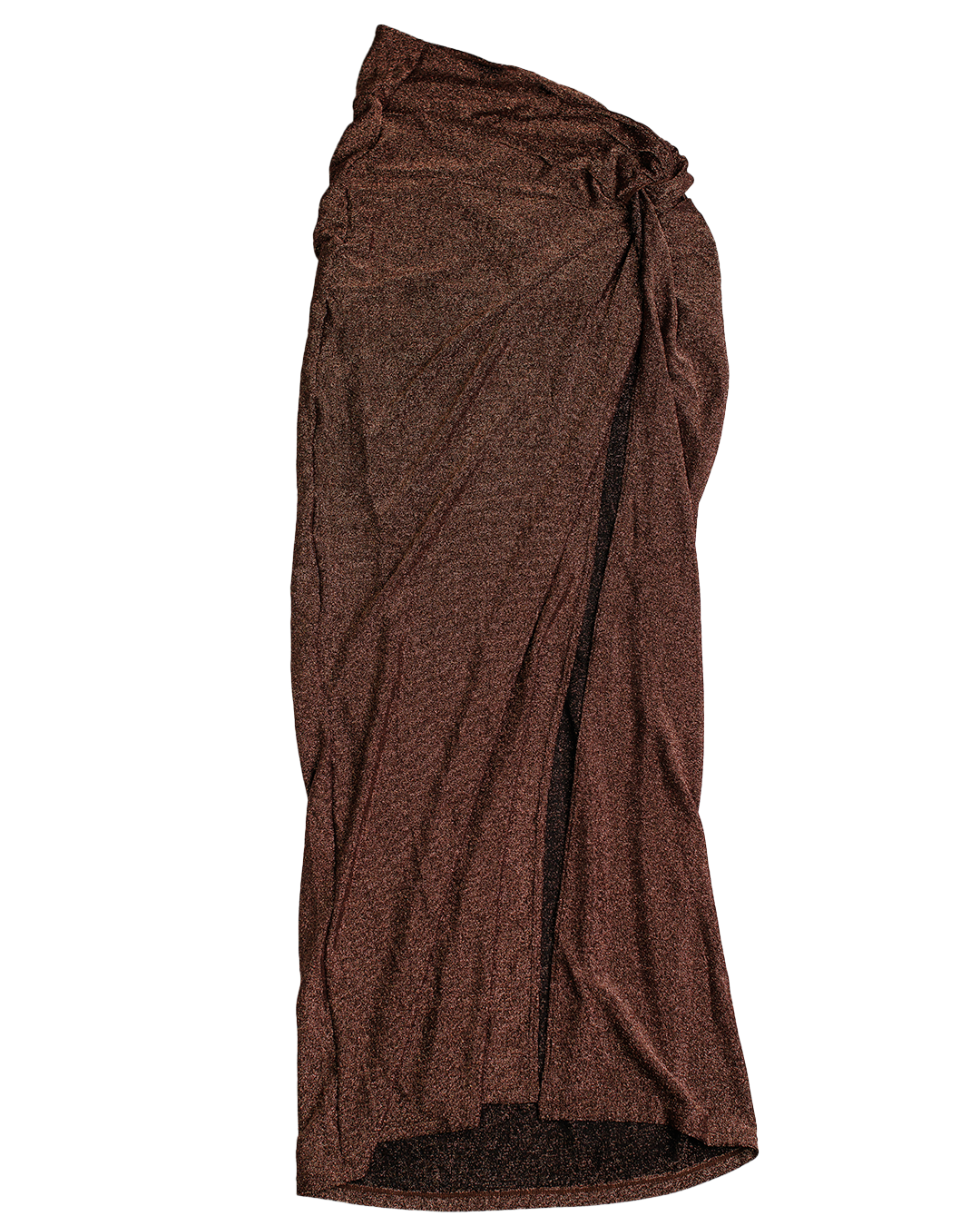 Shimmer Skirt Long Cinnamon