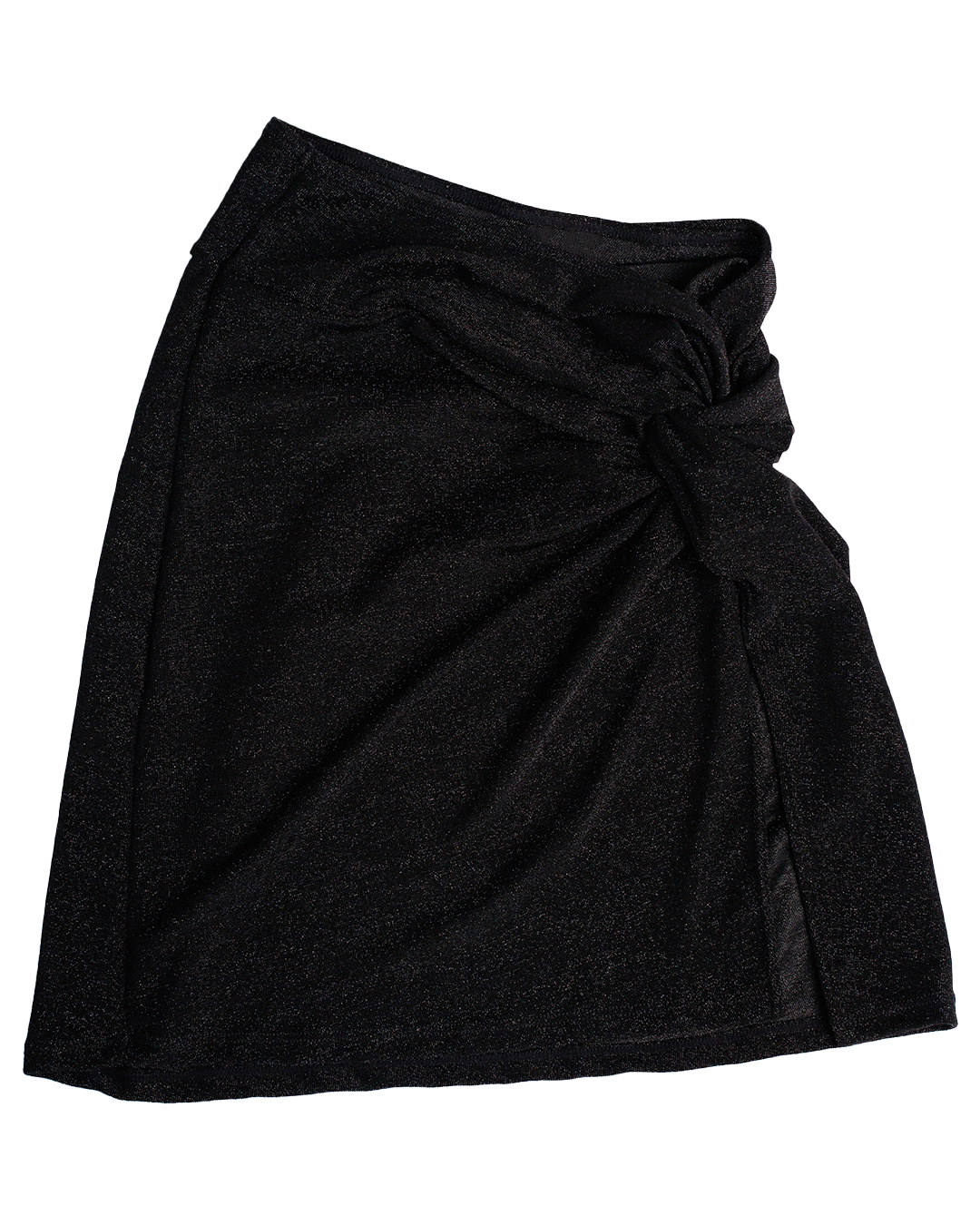 Shimmer Skirt Short  Black